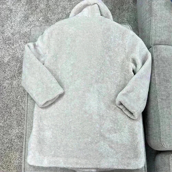 H&M Fuzzy Coat Beige - Picture 5 of 11